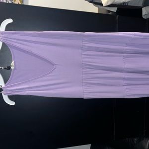 Purple maxi dress